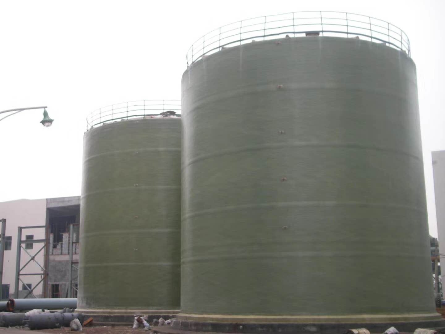 哈爾濱玻璃鋼次氯酸鈉罐工程施工廠家-加工安裝定做