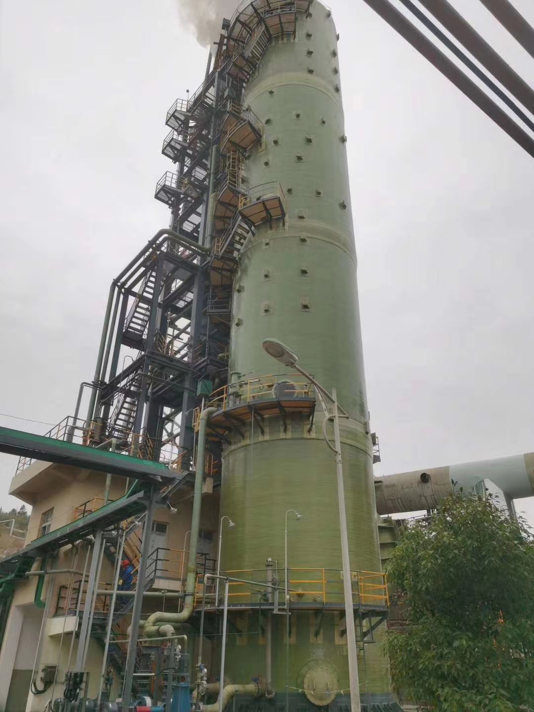 承德玻璃鋼吸收塔工程施工廠家-加工安裝定做