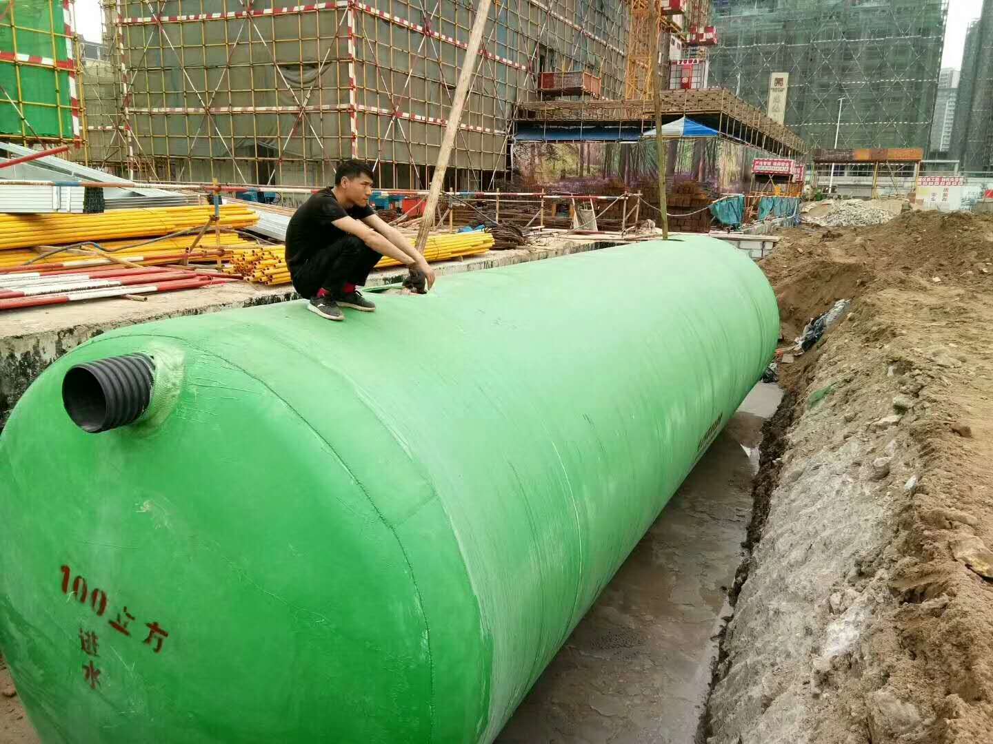 伊春居民小區玻璃鋼化糞池公司品牌設備-廠家直銷價格